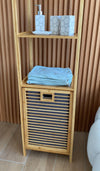 Raft organizues për tualet – bambu, praktik dhe elegant