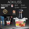 Grirëse Elektrike Ackiliss 3L 800W | Food Processor ACL-96651