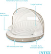 Dyshek Ujor Intex Canopy Island me Tendë