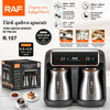 Ekspres Elektrik për Kafe Turke RAF R.107 – Dyshe, 600W + 600W