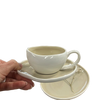 Filxhan Porcelani me Pjatë të Punuar me Dorë | Elegancë për Kafe & Çaj