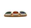 Set Servirjeje me Dërrasë Druri Akacie – Danny Home (4 copë)