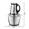 Grirës Elektrik RAF Food Processor 3L – 1600W me 2 Enë dhe 6 Tehe Titanium