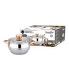 Sonifer SF-1143 Tenxhere Inox 16cm me Kapak – e Përshtatshme për Induksion