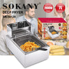 Fritezë Elektrike Sokany me Shportë – Stainless Steel Deep Fryer