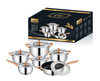 Set Tenxheresh dhe Tiganësh 12 Copë me Kapak Qelqi – Cookware Set Premium