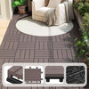 Plaka PVC Dysheme 30x30cm | Plastic Wood Floor për Ballkon & Tarracë