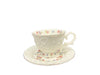 Filxhan Kafeje Vintage me Pjatë – Porcelan Elegant