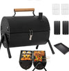 Barbecue Grill Portativ me Kapak & Skarë Metalike
