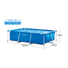 Pishinë INTEX Rectangular Frame 2.20 x 1.50 x 0.60 m