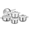 Korkmaz Alfa A1660 Set Tenxheresh Inox – Set Kuzhine Premium me Garanci 10 Vite