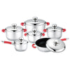Bekaline 15 Pcs Stainless Steel Cookware Set – Set premium tenxheresh inox