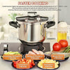 Tenxhere me Presion INOX 18/10 6L – Çelik Inoks (22cm)