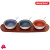Set Servirjeje Danny Home me Dërrasë Druri Akacie – 4 Copë
