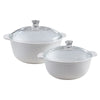 Set Tasash Opal Glass 6 Pjesë me Kapak – Danny Home