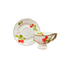 Filxhan Porcelani me Luleshtrydhe | Set Filxhani dhe Pjatë