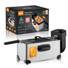 Fritezë Elektrike RAF Deep Fryer 2000W | Kapacitet 3L | Kontroll Temperature