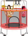 Mini Trampolinë për Fëmijë me Rrjet Sigurie | 140 cm