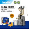Shtrydhëse Frutash Sonifer Slow Juicer SF-5545 | 150W