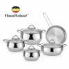 Set Tenxheresh Inox 9 Pjesë HausRoland HR160-1 | Cilësi Profesionale