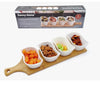 Set Servirjeje prej Bambuje me 4 Tasë – Danny Home (5 Pjesë)