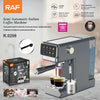 RAF R.0208 – Makineri Kafeje Gjysmë Automatike Italiane | 1300W, 1.2L, Sistemi Dual Boiler
