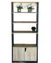 Raft organizues prej druri dhe metali – dizajn modern & funksional