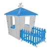 Shtëpi Lodrash për Fëmijë Pilsan Stone House me Gardh
