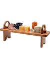 Dërrasë Servirjeje Druri Danny Home | Snack Tray me Mbajtëse
