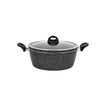 Tenxhere Graniti UAKEEN 28cm Die-Cast VK-339 – Shallow Casserole 4L me Kapak Qelqi