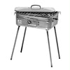 Zgarë Portative BBQ 37x27x45cm me Kapak – Për Kamping & Piknik